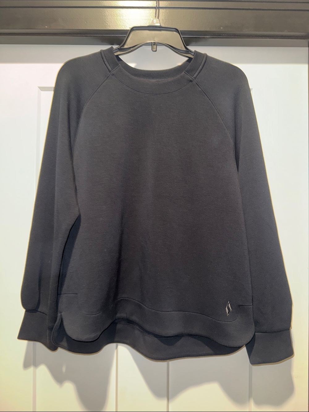 Black Womens Crewneck Sweatshirt